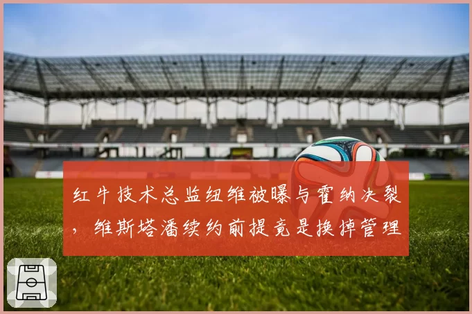 红牛技术总监纽维被曝与霍纳决裂，维斯塔潘续约前提竟是换掉管理层